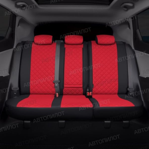 Чехлы Автопилот Экокожа Ромб на Audi 100 45 седан (1990-1994)