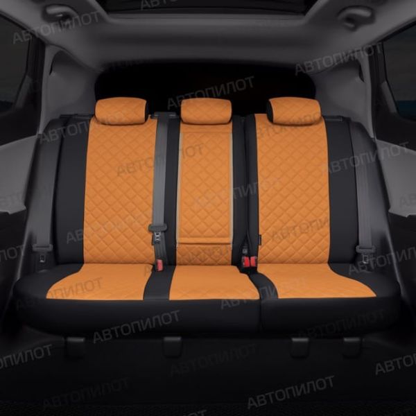 Чехлы Автопилот Экокожа Ромб на Audi 100 45 седан (1990-1994)