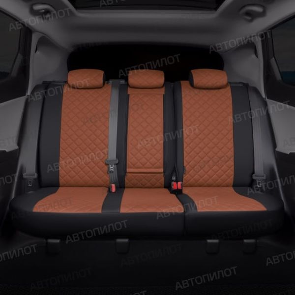 Чехлы Автопилот Экокожа Ромб на Audi 100 45 седан (1990-1994)