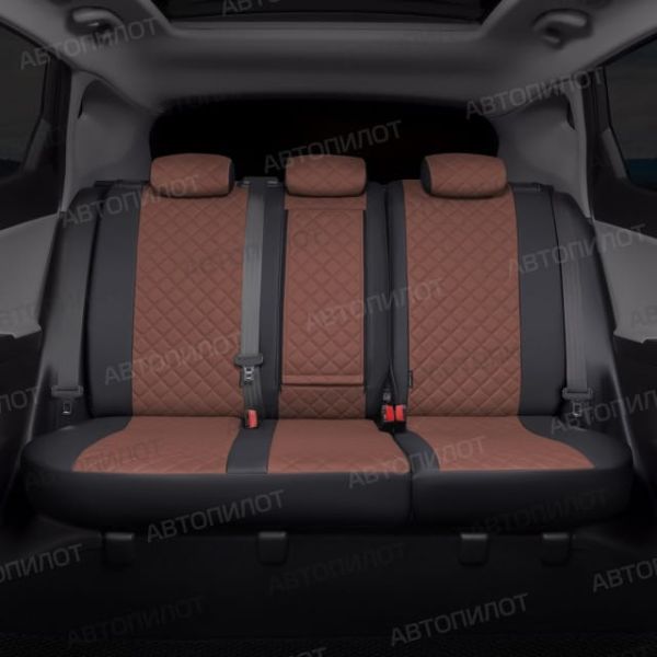 Чехлы Автопилот Экокожа Ромб на Audi 100 45 седан (1990-1994)