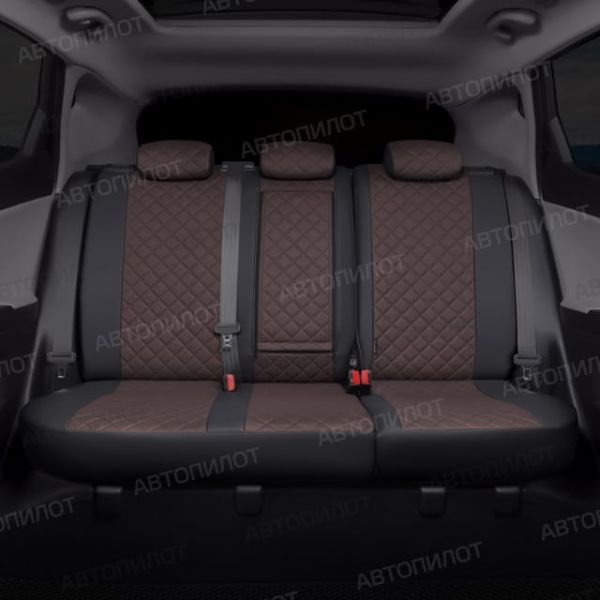 Чехлы Автопилот Экокожа Ромб на Audi 100 45 седан (1990-1994)