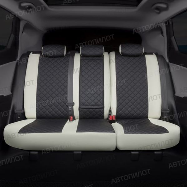 Чехлы Автопилот Экокожа Ромб на Audi 100 45 седан (1990-1994)