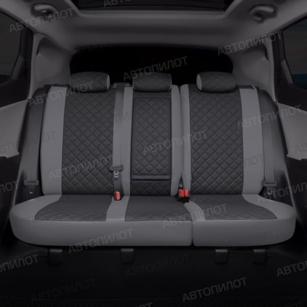 Чехлы Автопилот Экокожа Ромб на Audi 100 45 седан (1990-1994)