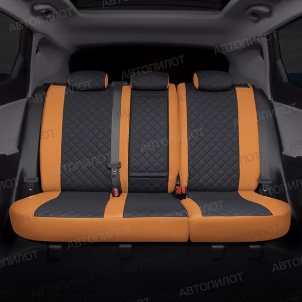 Чехлы Автопилот Экокожа Ромб на Audi 100 45 седан (1990-1994)