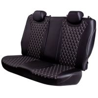 Чехлы Премиум Экокожа Байрон Ромб на Hyundai Getz 2002-2011 г.в. Чехлы Премиум Экокожа Байрон Ромб на Hyundai Getz 2002-2011 г.в.