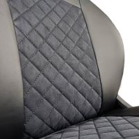 Чехлы Алькантара на Hyundai Getz 2002-2011 г.в. Чехлы Алькантара на Hyundai Getz 2002-2011 г.в.