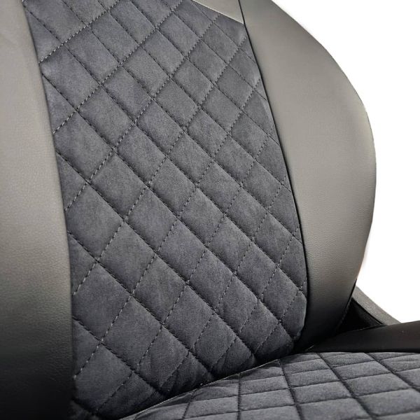 Чехлы Алькантара на Hyundai Getz 2002-2011 г.в. Чехлы Алькантара на Hyundai Getz 2002-2011 г.в.