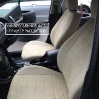 Чехлы Автопилот Алькантара на Volvo XC60 2008-2017 г.в.