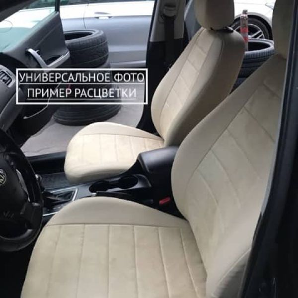 Чехлы Автопилот Алькантара на Volvo XC60 2008-2017 г.в.