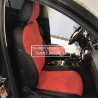 Чехлы Автопилот Алькантара Ромб на Hyundai Porter 2005-2012 г.в. Чехлы Автопилот Алькантара Ромб на Hyundai Porter 2005-2012 г.в.