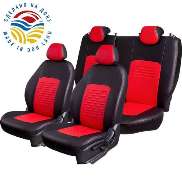 Чехлы Экокожа Турин Классик на Hyundai HD35 -1, 04.2014, Грузовик / Фургон, 1+2 места