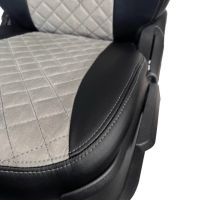 Чехлы Алькантара на Hyundai Getz 2002-2011 г.в. Чехлы Алькантара на Hyundai Getz 2002-2011 г.в.