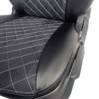 Чехлы Алькантара на Hyundai Getz 2002-2011 г.в. Чехлы Алькантара на Hyundai Getz 2002-2011 г.в.