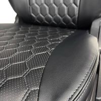 Чехлы Экокожа Ромб на Hyundai Getz 2002-2011 г.в. Чехлы Экокожа Ромб на Hyundai Getz 2002-2011 г.в.